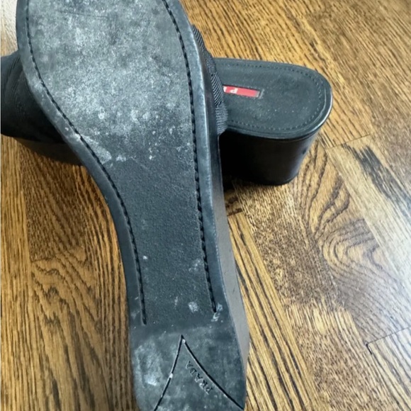 Prada platform black slides - Picture 4 of 4